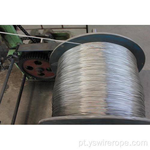 316 corda de arame de aço inoxidável 1x7 0,8 mm
